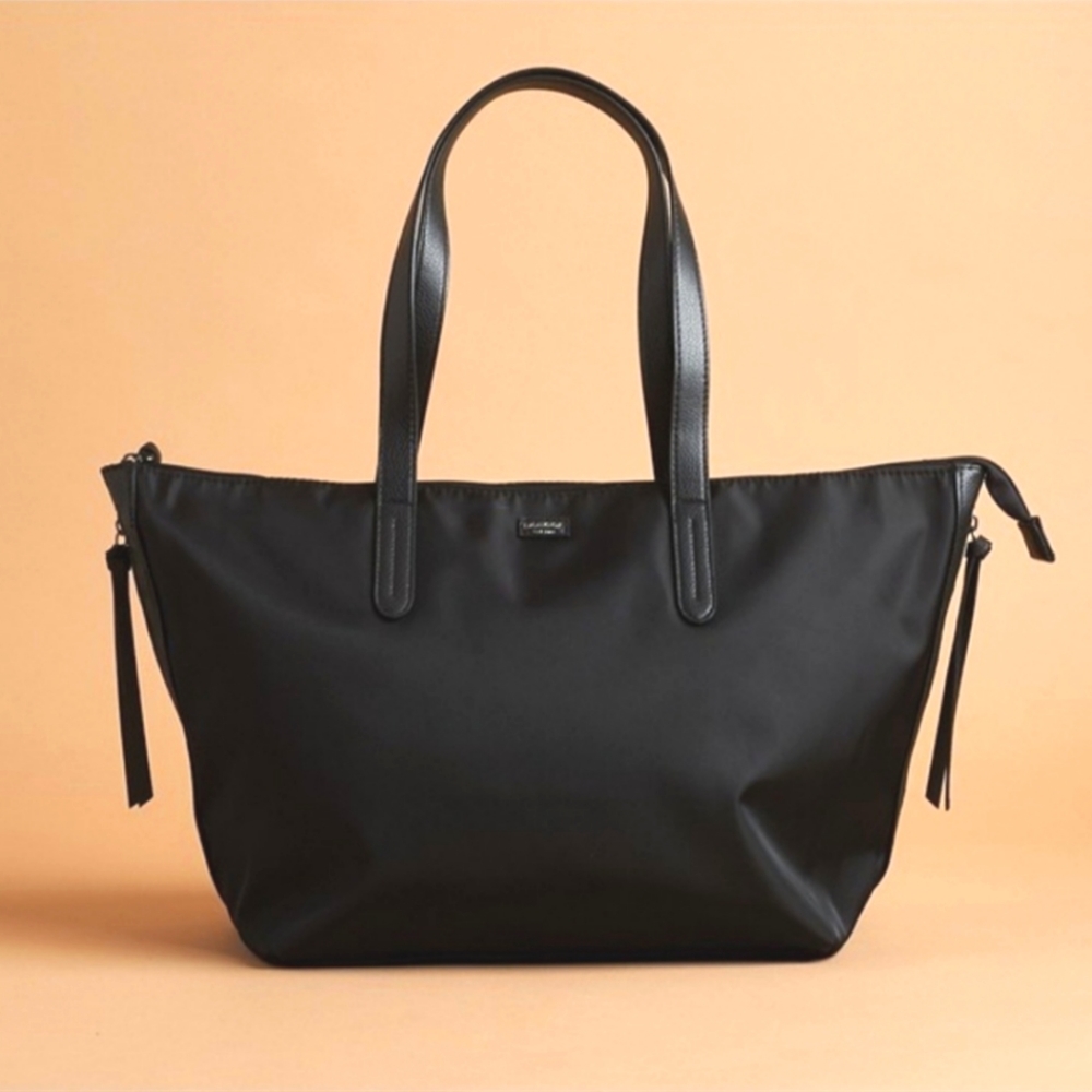Botkier Black New York Bond Tote Weekender Bag Minimalist